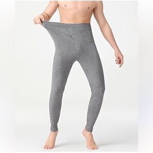 Men’s Thermal Long Johns Gray